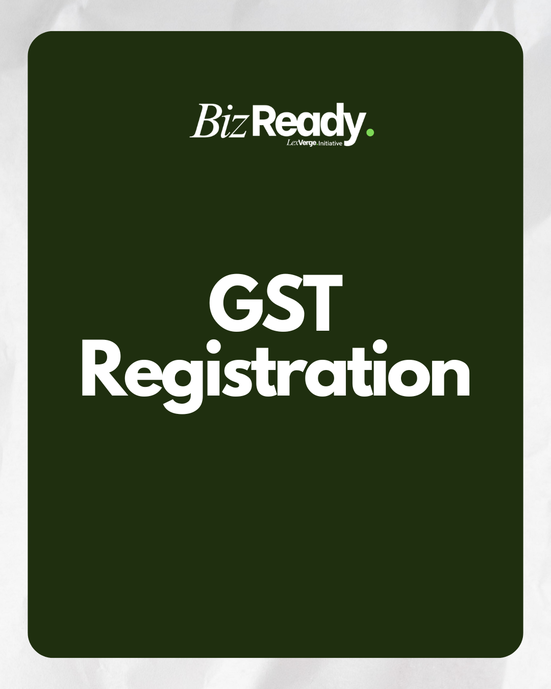 Online GST Registration